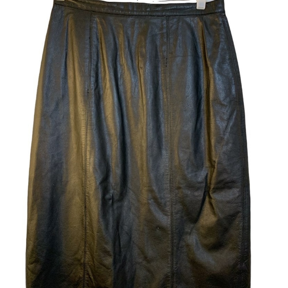 Vintage Leather Skirt